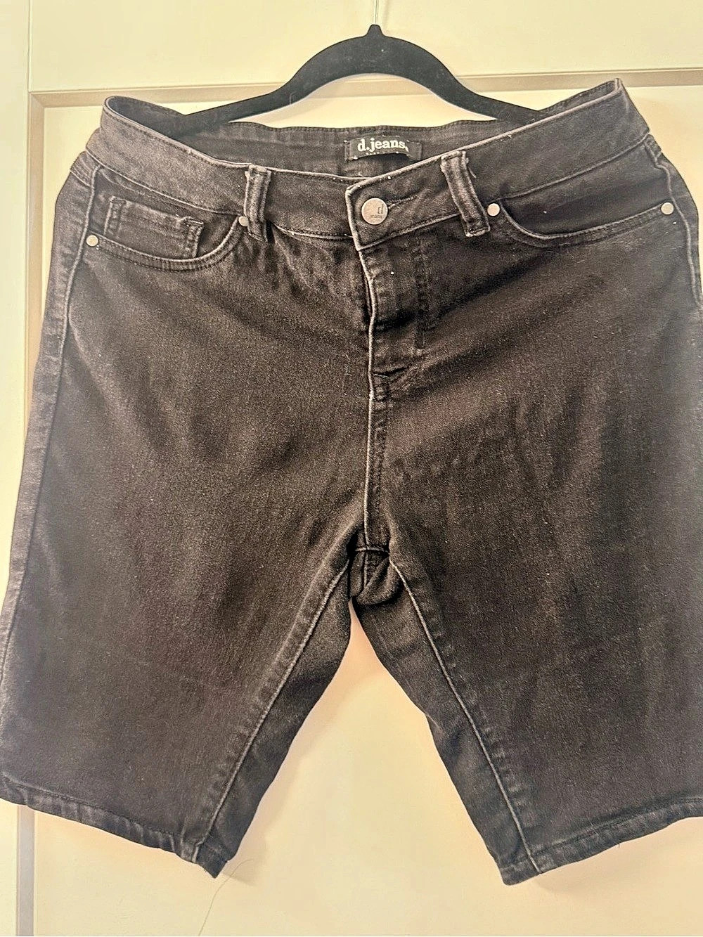 d.jeans Jean Shorts Black Waist 30